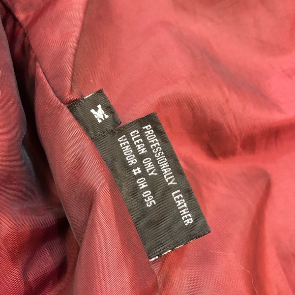 Vintage leather black jacket barely used medium - Picture 6 of 13